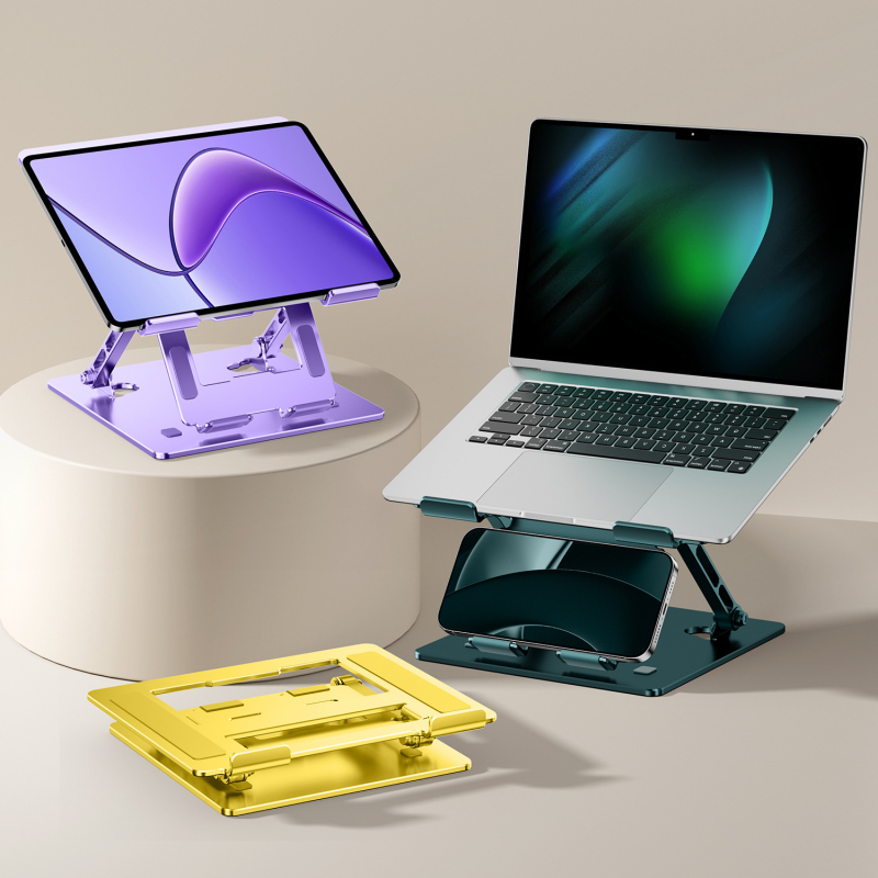 Stalak za laptop/desktop – sklopivi, od karbonskog čelika, Rexon LS638, 1,4 kg