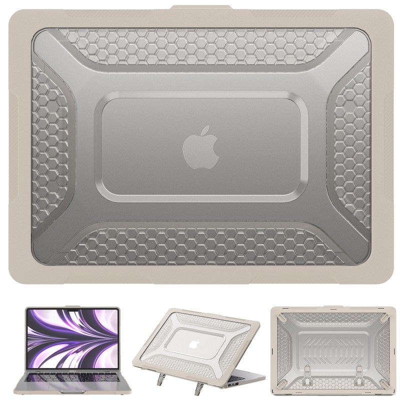 Калъф за MacBook Air, TPU, прозрачен, модел M2 A2681, пуснат през 2022 г.