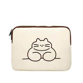 Калъф за таблети и лаптопи със животинска бродерия, нейлонова външна повърхност, подплата от полиестер, дишащ, износоустойчив, против кражба