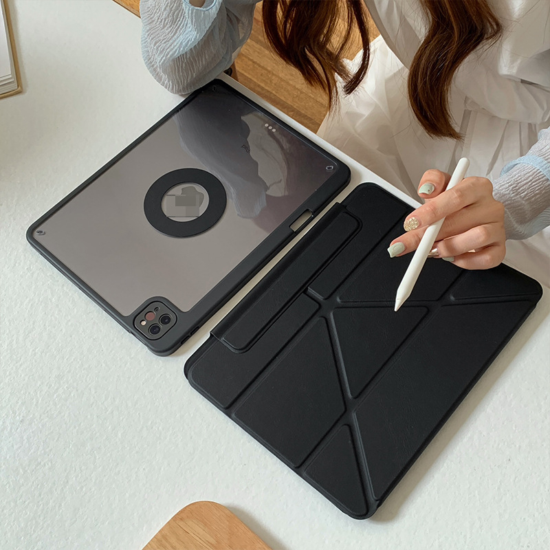 Kućište za iPad Pro 11 2024, umjetna koža, otporno na udarce, otporno na otiske prstiju, disipacija topline, kompatibilno s Apple