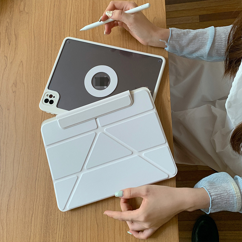 Kućište za iPad Pro 11 2024, umjetna koža, otporno na udarce, otporno na otiske prstiju, disipacija topline, kompatibilno s Apple