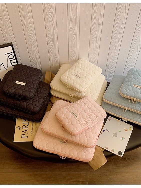 Buye нейлонов калъф за лаптоп и таблет, карирана шарка, ултра лек, подплата от нейлон