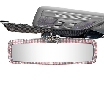 Козметично огледало за автомобил – универсално, Snap-on монтаж, минималистичен стил, тегло 512 g