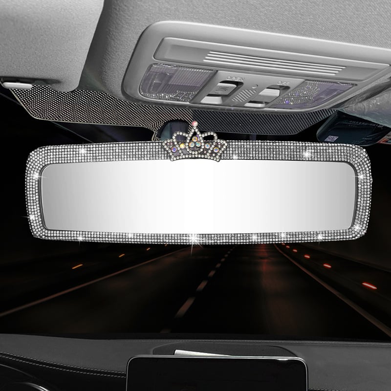 Козметично огледало за автомобил – универсално, Snap-on монтаж, минималистичен стил, тегло 512 g