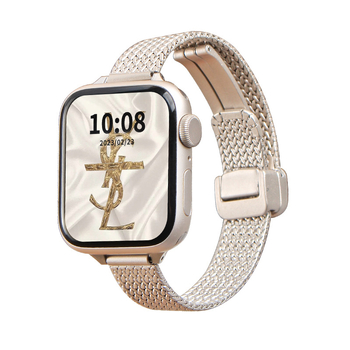 Метален каиш за Apple Watch с магнитно закопчаване, модерен дизайн