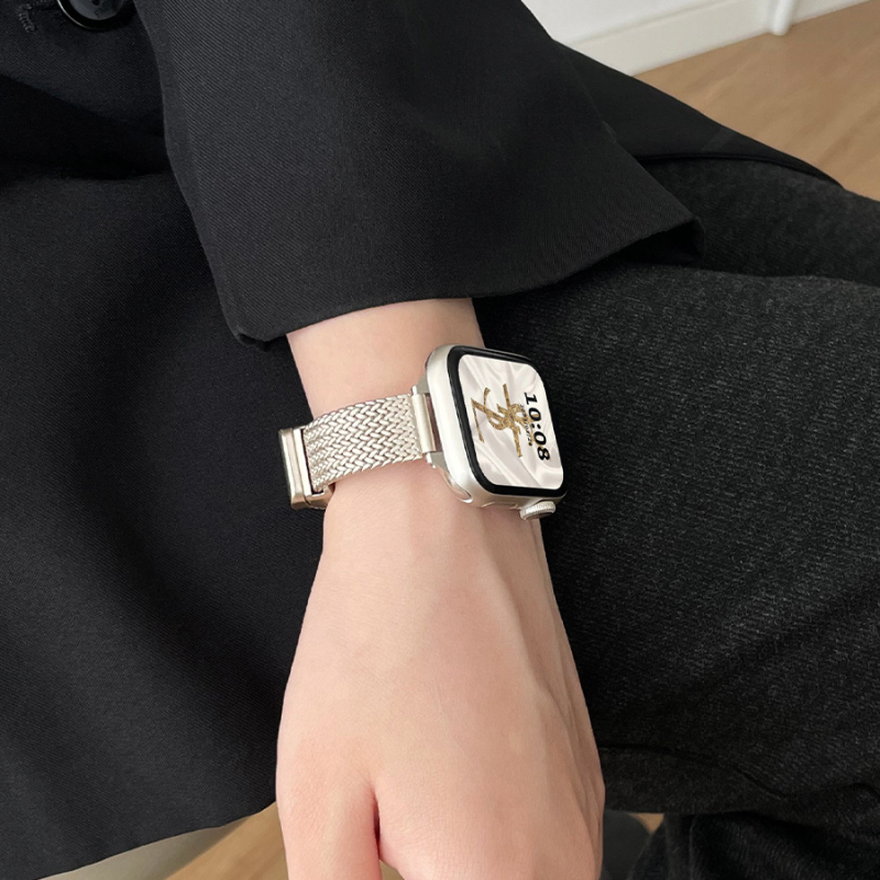 Метален каиш за Apple Watch с магнитно закопчаване, модерен дизайн