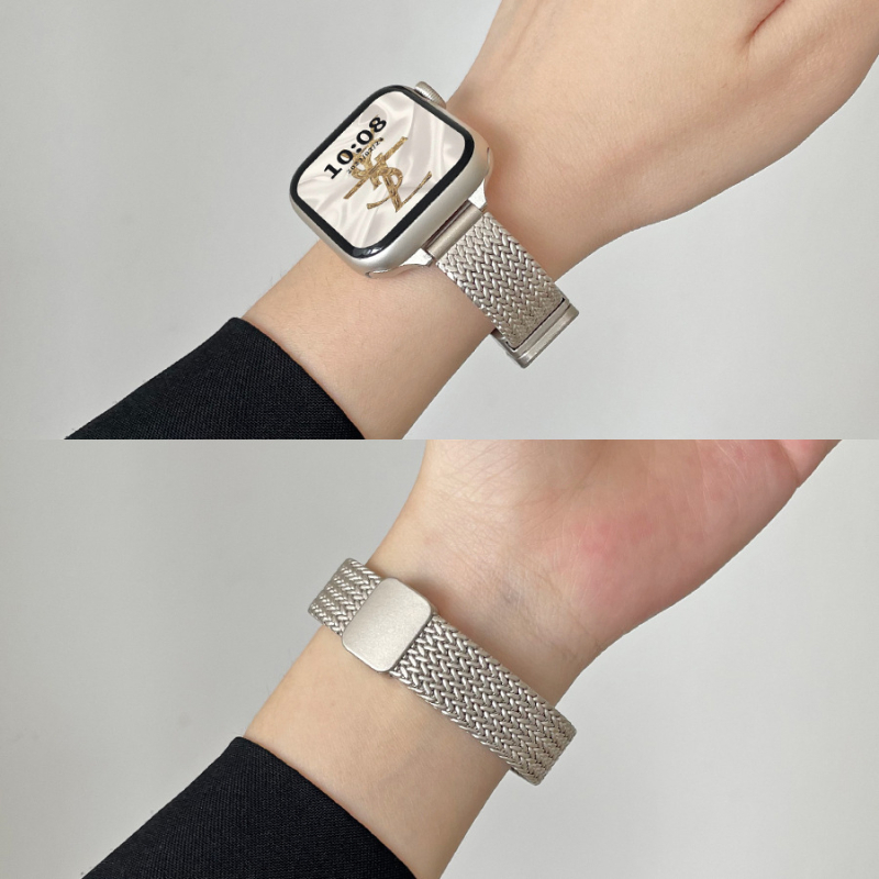 Метален каиш за Apple Watch с магнитно закопчаване, модерен дизайн