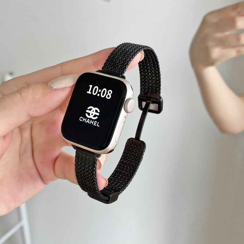 Метален каиш за Apple Watch с магнитно закопчаване, модерен дизайн