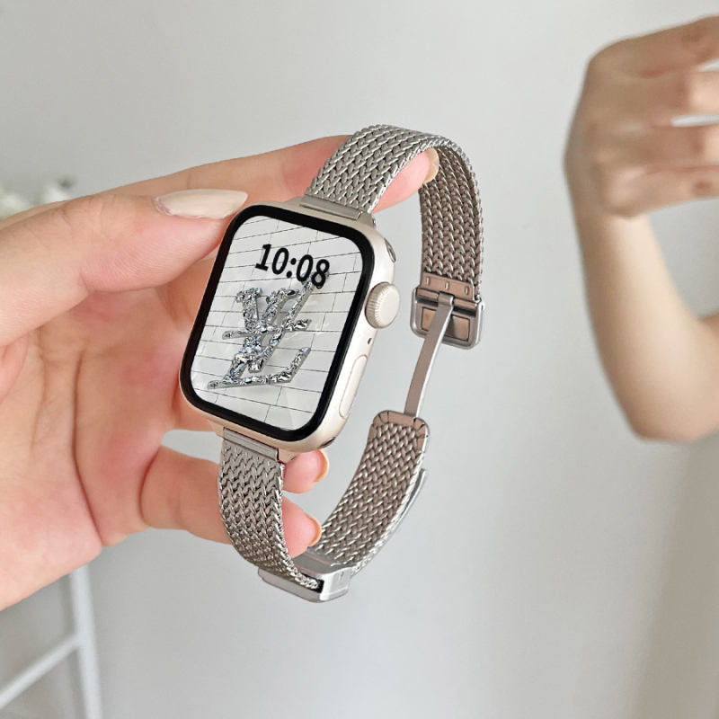 Метален каиш за Apple Watch с магнитно закопчаване, модерен дизайн