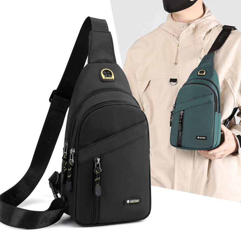 Aotian muška crossbody torba – Oxford tkanina, vodootporna, podstava od poliestera, stil za poslovna putovanja