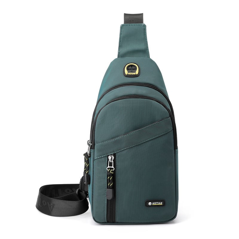 Aotian muška crossbody torba – Oxford tkanina, vodootporna, podstava od poliestera, stil za poslovna putovanja