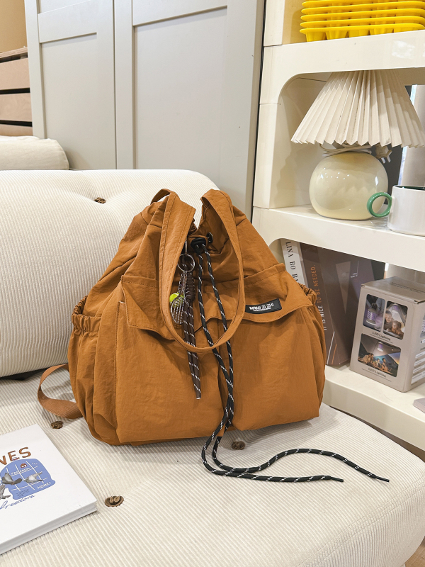 Mrmi Σακίδιο από νάιλον σε ιαπωνικό στυλ, με Μεγάλη Χωρητικότητα, Διαπνέον και Ελαφρύ, Σχέδιο κορδονιού-κουβά, Ρυθμιζόμενοι ιμάντες με αερόσφυξη, Για γυναίκες