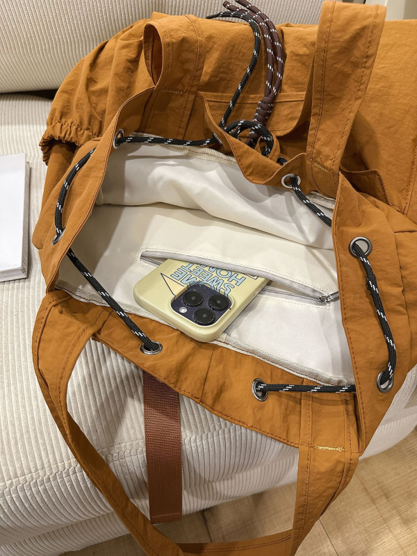 Mrmi Σακίδιο από νάιλον σε ιαπωνικό στυλ, με Μεγάλη Χωρητικότητα, Διαπνέον και Ελαφρύ, Σχέδιο κορδονιού-κουβά, Ρυθμιζόμενοι ιμάντες με αερόσφυξη, Για γυναίκες