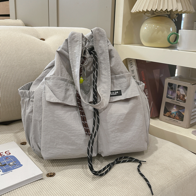 Mrmi Σακίδιο από νάιλον σε ιαπωνικό στυλ, με Μεγάλη Χωρητικότητα, Διαπνέον και Ελαφρύ, Σχέδιο κορδονιού-κουβά, Ρυθμιζόμενοι ιμάντες με αερόσφυξη, Για γυναίκες