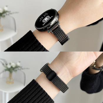 Remen od nehrđajućeg čelika s magnetskim kopčanjem – kompatibilan s Huawei GT3/GT4, Samsung, Apple Watch, Garmin – moderan stil, 32 g