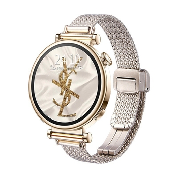 Remen od nehrđajućeg čelika s magnetskim kopčanjem – kompatibilan s Huawei GT3/GT4, Samsung, Apple Watch, Garmin – moderan stil, 32 g