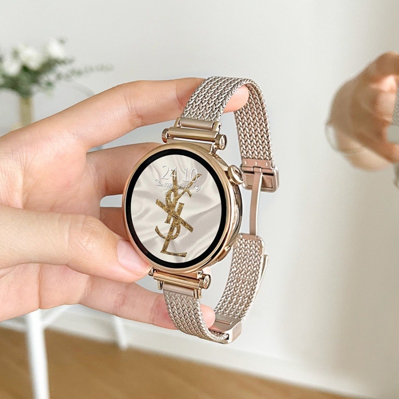 Remen od nehrđajućeg čelika s magnetskim kopčanjem – kompatibilan s Huawei GT3/GT4, Samsung, Apple Watch, Garmin – moderan stil, 32 g