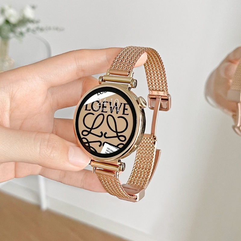 Remen od nehrđajućeg čelika s magnetskim kopčanjem – kompatibilan s Huawei GT3/GT4, Samsung, Apple Watch, Garmin – moderan stil, 32 g