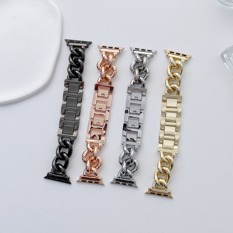 Каишка за Apple Watch S8/SE - FOHUAS метална, моден стил