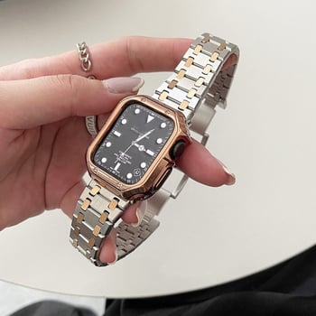 Стоманена каишка за Apple Watch Ultra, AP Five-Bead стоманена каишка, Dingchen, 90 g