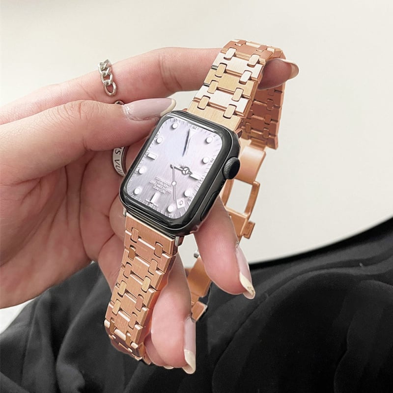 Стоманена каишка за Apple Watch Ultra, AP Five-Bead стоманена каишка, Dingchen, 90 g