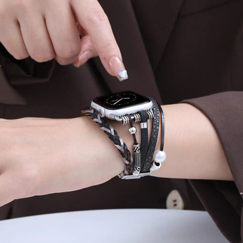 Каишка за Apple Watch, TPU материал, съвместима с Apple Watch 4-9 поколения, закопчаване с един пръстен, 40 г, модел 2023