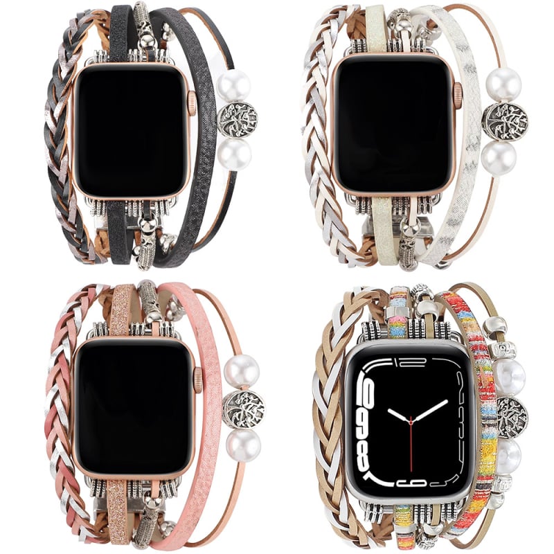 Каишка за Apple Watch, TPU материал, съвместима с Apple Watch 4-9 поколения, закопчаване с един пръстен, 40 г, модел 2023