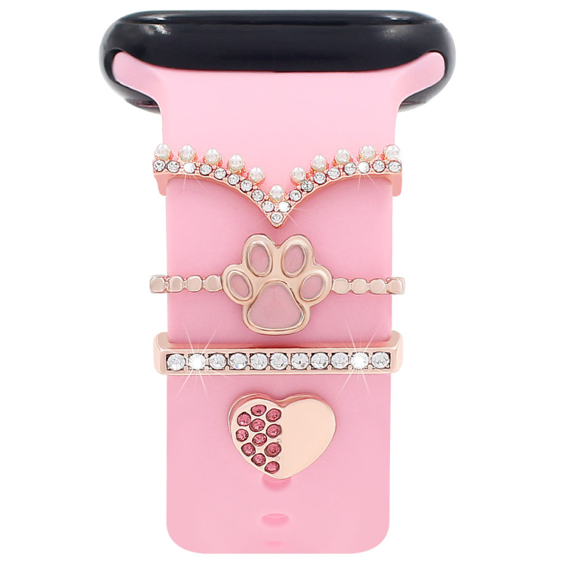 Декоративно колце за каишка Apple Watch, метално, Zhihu, стил Fashion