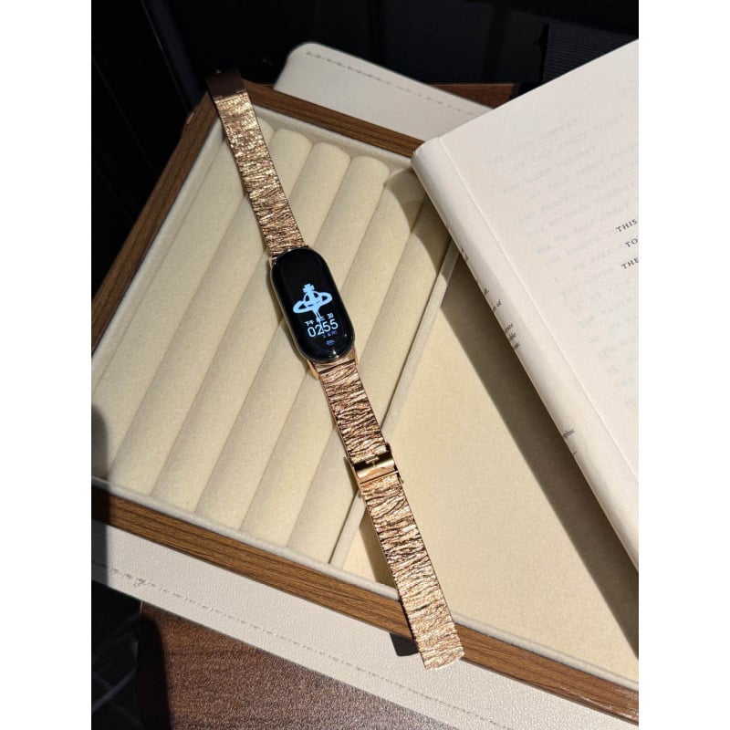 Brățară metalică pentru Apple Watch, interfață 14 mm, greutate 10 g, cataramă