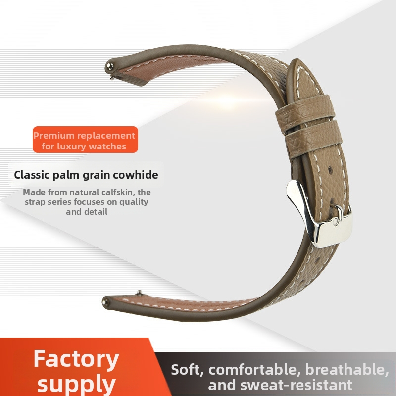 Kožený dvojstranný remienok z prvej vrstvy pre Huawei Watch GT2/GT3 Pro — jar 2024