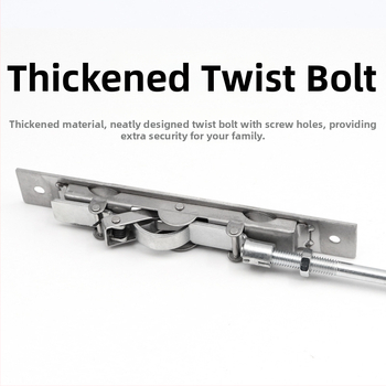 Zăvor pătrat de tip F, din oțel inoxidabil, finisaj electroplating/polire, hardware ușă modern minimalist