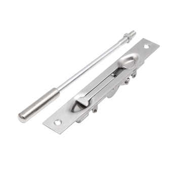 Zăvor pătrat de tip F, din oțel inoxidabil, finisaj electroplating/polire, hardware ușă modern minimalist