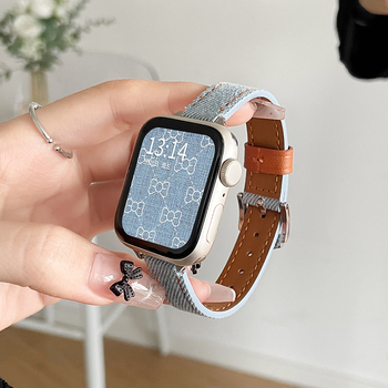 Каишка за Apple Watch кожена, 12 мм, пиново закопчаване, модерен стил