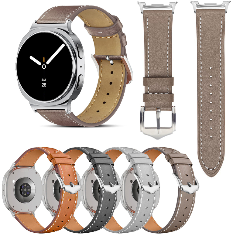 Kožna narukvica za Samsung Watch 8/7, 18-22 mm, otporna na ogrebotine