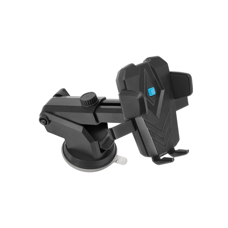 Държател за навигационен телефон за автомобил с вакуумен монтаж, универсална съвместимост, телескопично автоматично заключване, за предно стъкло