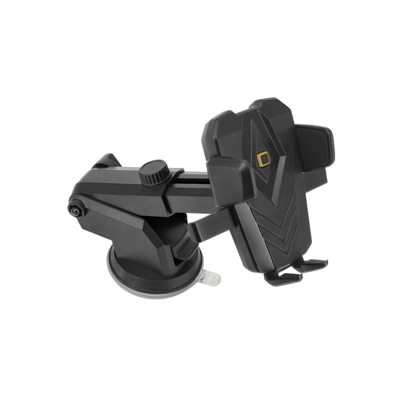Държател за навигационен телефон за автомобил с вакуумен монтаж, универсална съвместимост, телескопично автоматично заключване, за предно стъкло