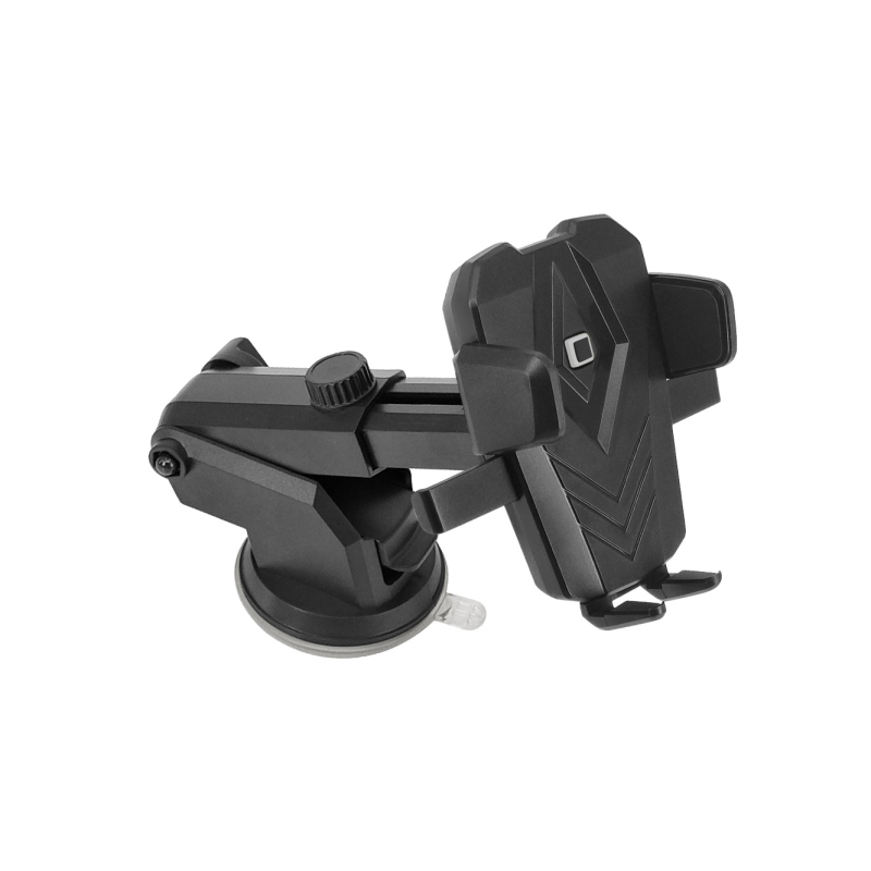 Държател за навигационен телефон за автомобил с вакуумен монтаж, универсална съвместимост, телескопично автоматично заключване, за предно стъкло