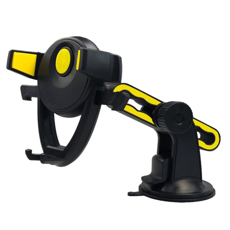 Raytheon držiak na telefón do auta pre centrálnu konzolu – teleskopický s automatickým zámkom, univerzálne kompatibilný s mobilnými telefónmi, pre centrálnu konzolu a čelné sklo