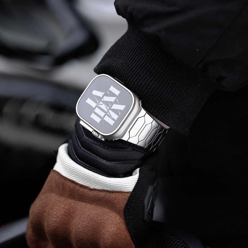 Гривна за часовник от неръждаема стомана за Apple Watch Ultra — универсална, Ultra серия, прост стил