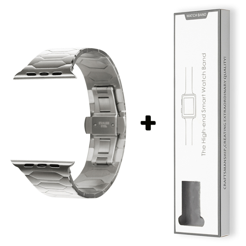 Гривна за часовник от неръждаема стомана за Apple Watch Ultra — универсална, Ultra серия, прост стил