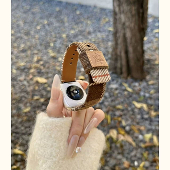 Vunena narukvica za sat s lišćem javorova za Apple Watch