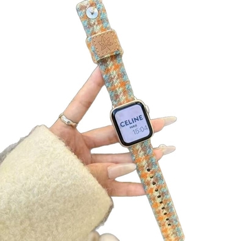 Vunena narukvica za sat s lišćem javorova za Apple Watch