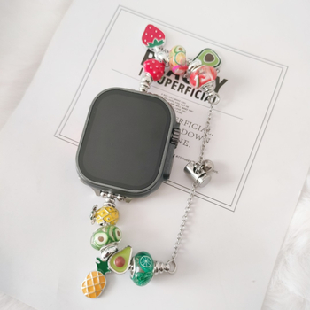 Apple Watch S11 DIY метална гривна във формата на плод за жени