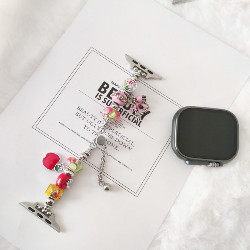 Apple Watch S11 DIY метална гривна във формата на плод за жени