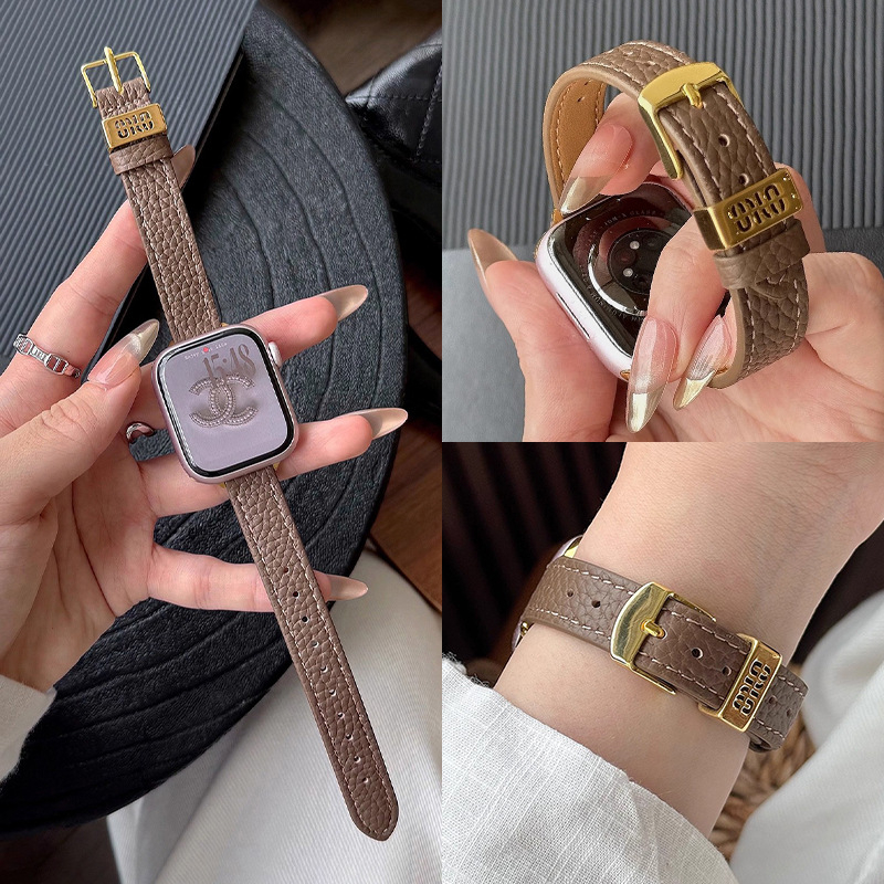 Kožený náramok na hodinky Huawei Fit4/Pro/3, zrnitá kožená textúra, šírka 14 mm, spona s kolíkom