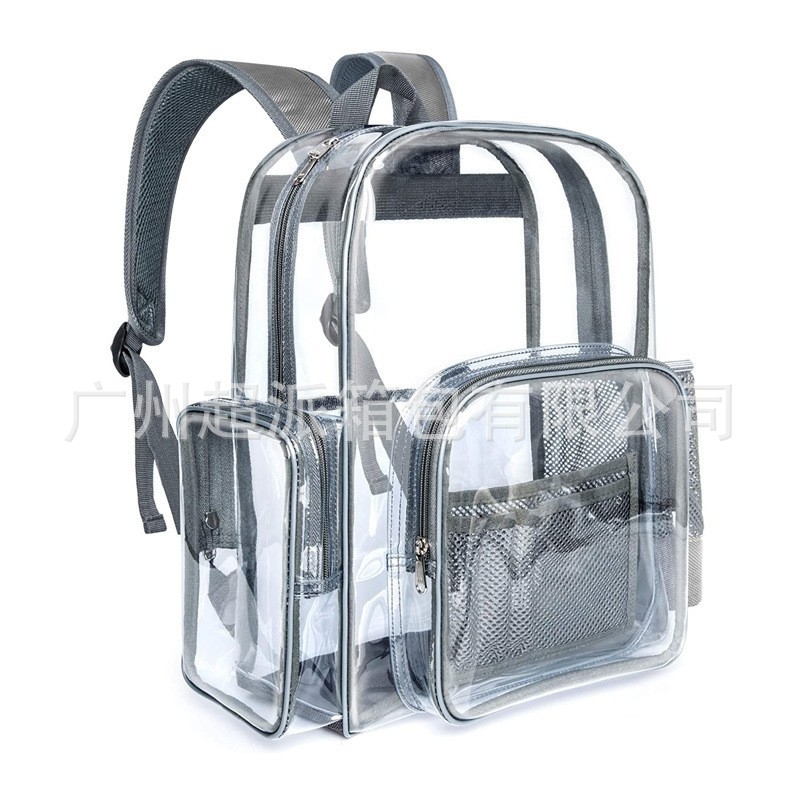 PVC školska torba ruksak, unisex, 20-35L, vodootporna, za 16-inčni laptop
