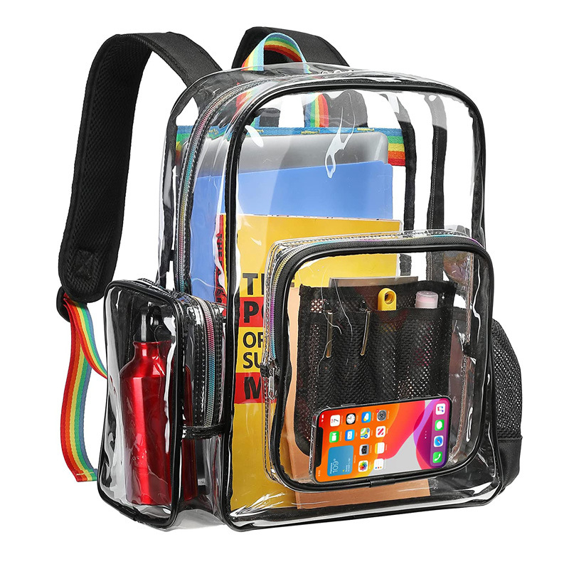 PVC školska torba ruksak, unisex, 20-35L, vodootporna, za 16-inčni laptop