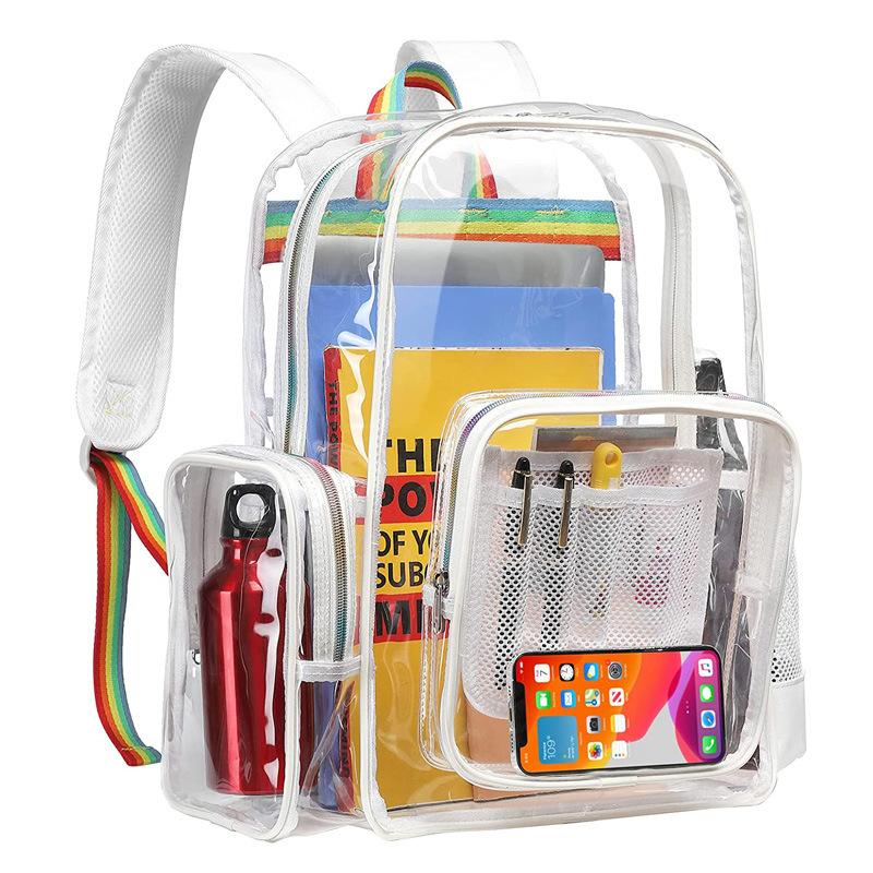 PVC školska torba ruksak, unisex, 20-35L, vodootporna, za 16-inčni laptop
