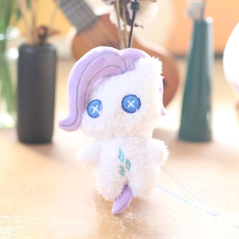 Κούκλα λούτρινο άλογο με μπρελόκ — υπερ-μαλακό κοντό λούτρινο ύφασμα, γέμισμα PP βαμβάκι, μάρκα Praying bear