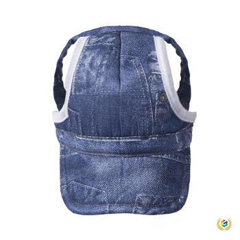 Háziállat‑baseball sapka színazonos mintával, pamut-poliészter anyag, twill szövés, jacquard szövés, négy évszakra alkalmas